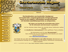 Tablet Screenshot of gravierbetrieb-wagner.de